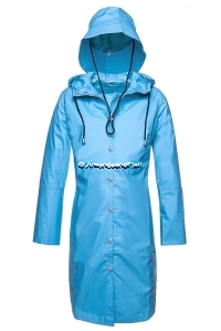 ILSE JACOBSEN Rain1 Raincoat und Hut Turquoise #